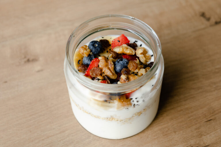 yogur frutos secos comida saludable restaurante bilbao berango